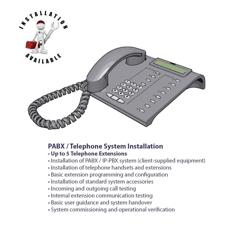 PABX / Telephone System Installation Service | Up to 5–50 Extensions