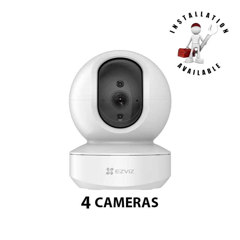 4 Camera with Installation I EZVIZ TY1 4MP Smart Wi-Fi Camera