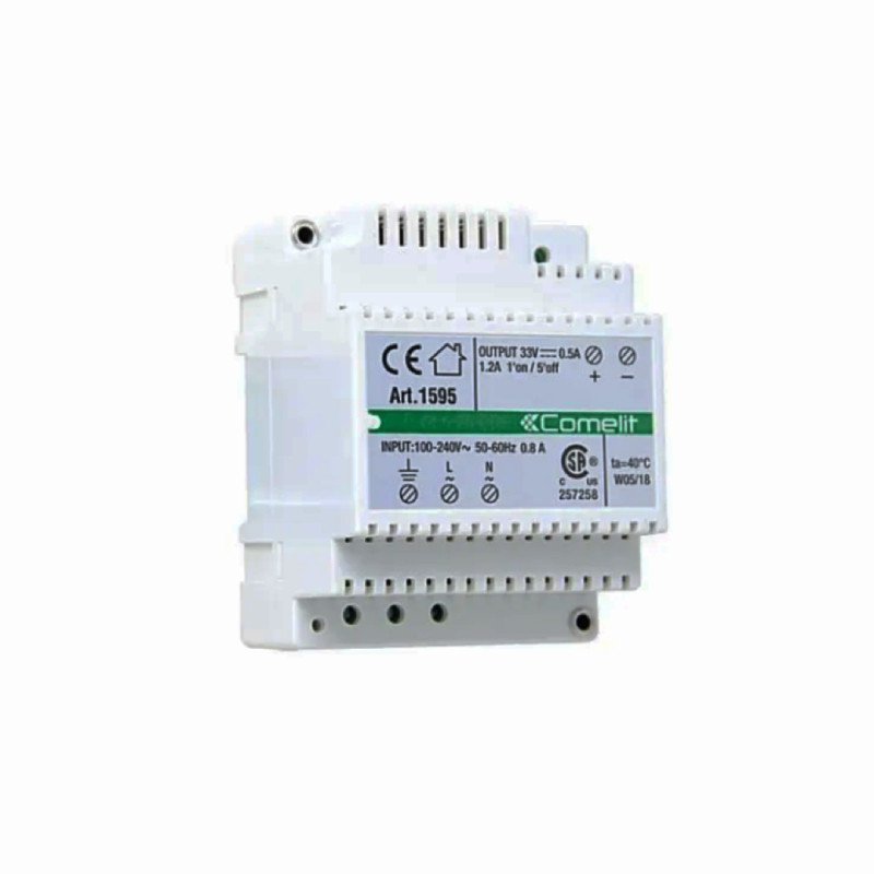 Comelit 1595 33VDC Power Supply Unit for Video Door Entry Systems