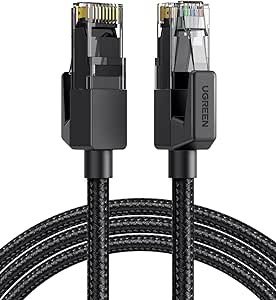 Ugreen Ethernet Cable Cat 6 2M Braided Network Cable