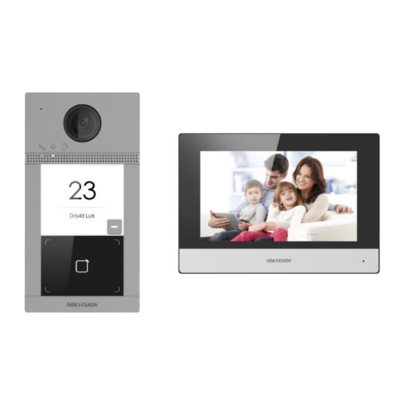 Hikvision DS-KIS604-S(C) IP Video Intercom Bundle