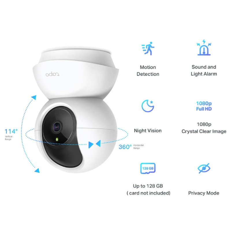 TP-Link Tapo TC70 Pan/Tilt Home Security Wi-Fi Camera