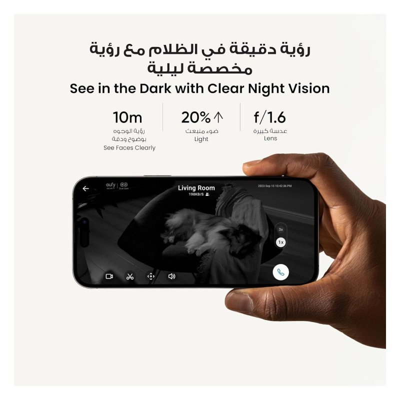 Eufy Indoor Cam S350 4K Dual Lens Camera with 8× Zoom