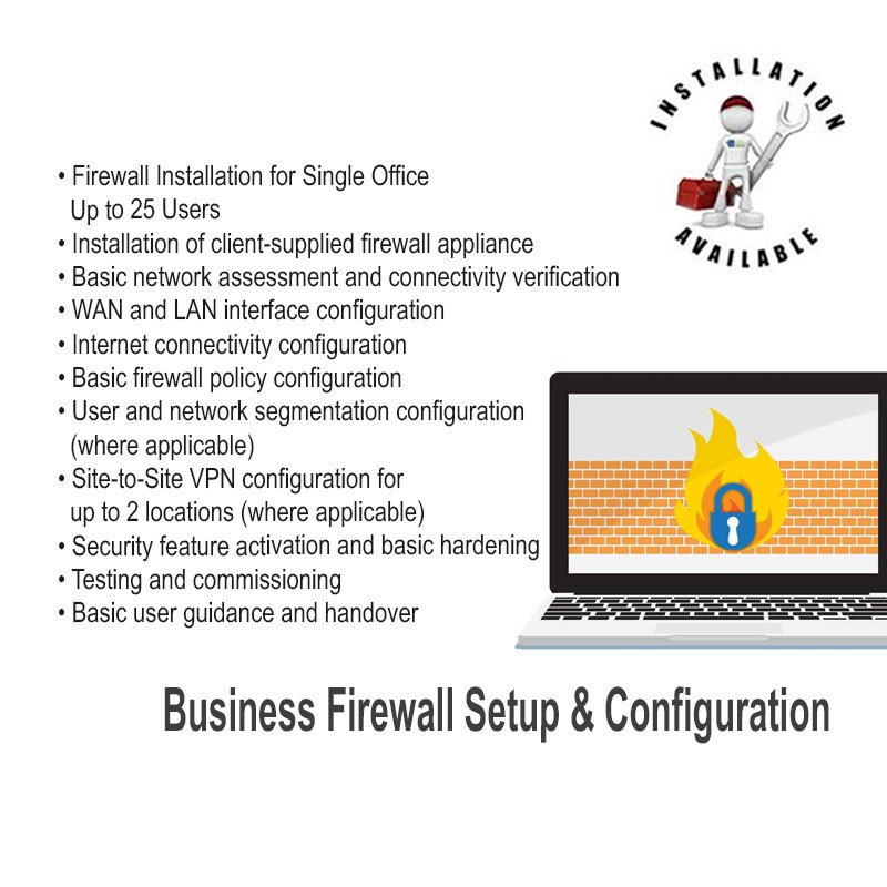 Firewall Installation Services | Business Firewall Setup & Configuration