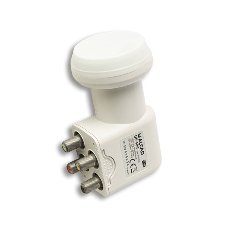 ALCAD UE-404 Quattro LNB | Universal Satellite LNB for SMATV Systems