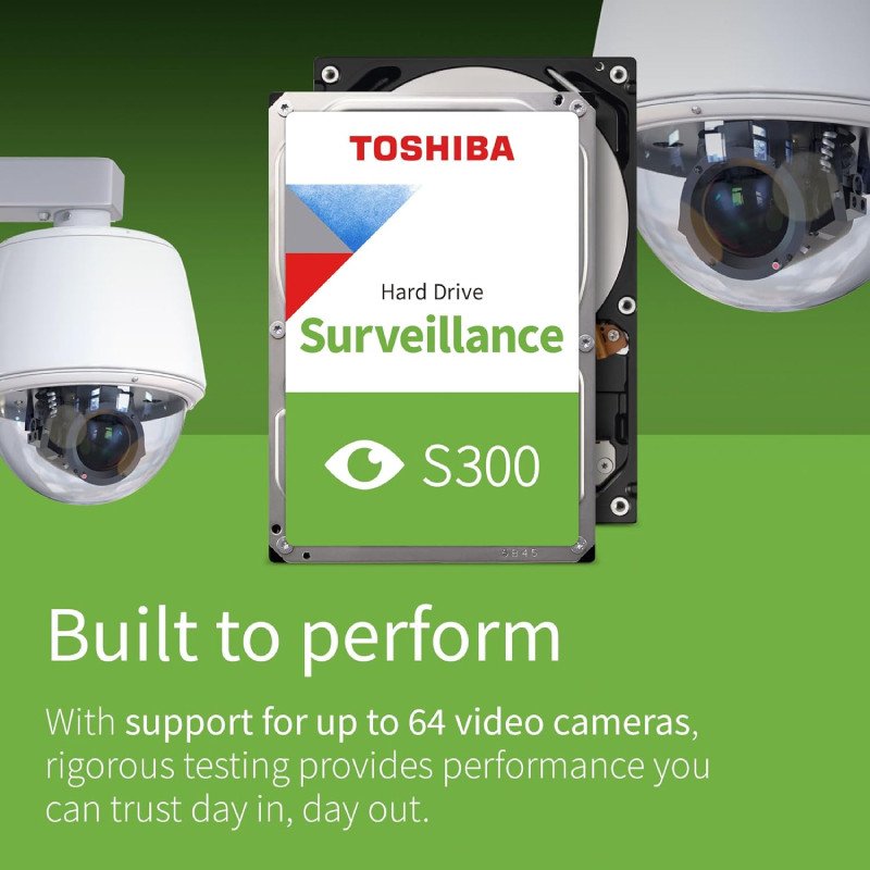 Toshiba S300 2TB Surveillance Hard Drive (HDWT720UZSVA-2)
