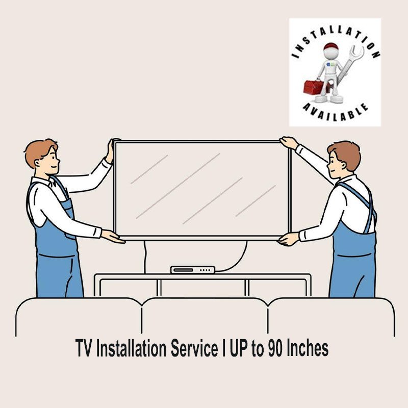 TV Installation Service I UP to 90 Inches I Installation Only