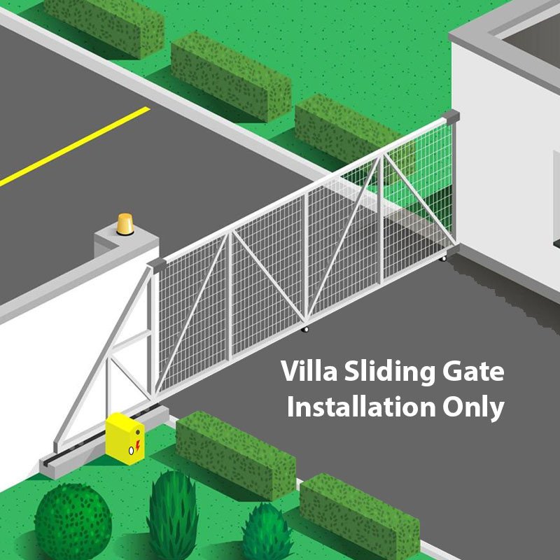 Villa Sliding Gate Installation Service I Installation Only