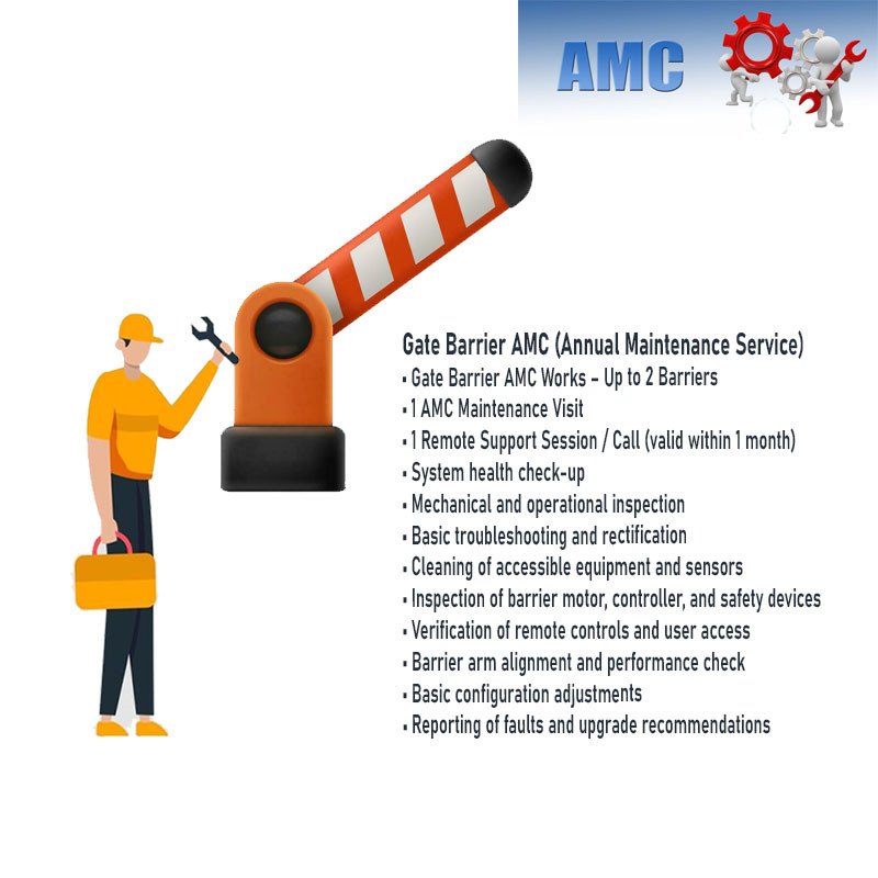 Gate Barrier AMC (Annual Maintenance Service) I Visit‑Based Service