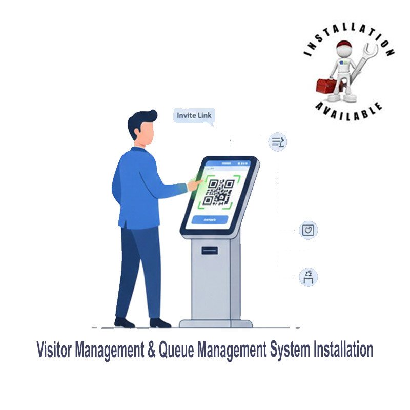 Visitor Management & Queue Management System Installation Services I Installation Only