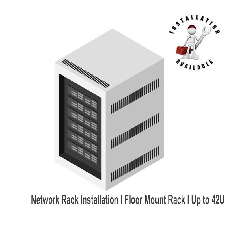 Network Rack Installation I Floor Mount Rack I Up to 42U I Installation Only