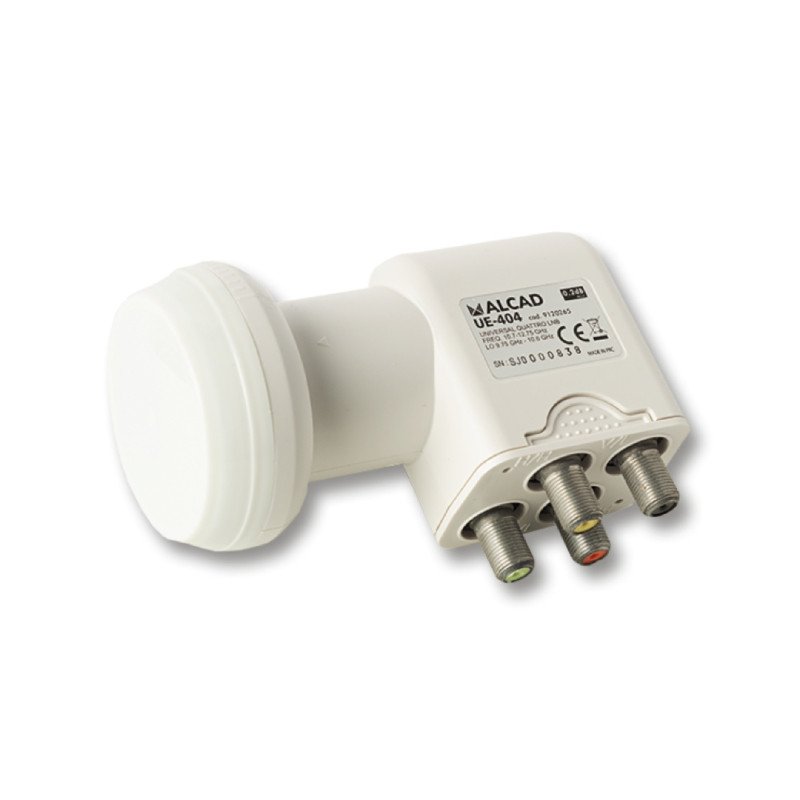 ALCAD UE-404 Quattro LNB | Universal Satellite LNB for SMATV Systems