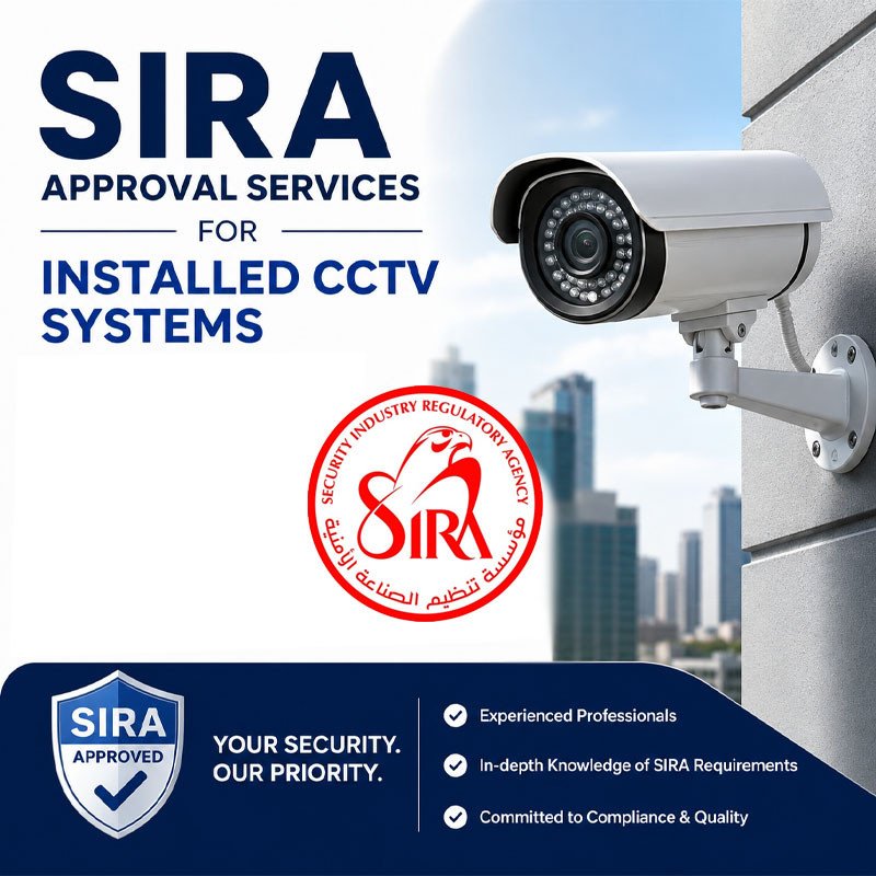SIRA Approval Services for Installed CCTV Systems