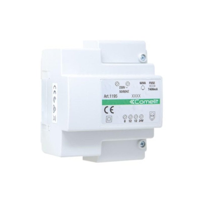 Comelit 1195 DIN Rail Power Supply Transformer for Simplebus Systems