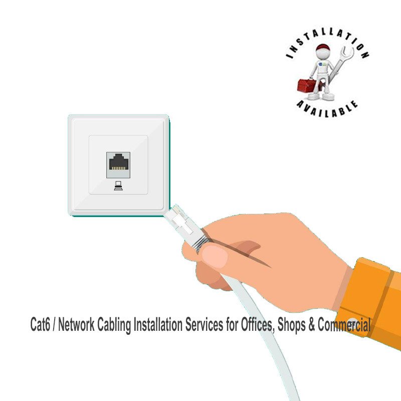 Cat6 / Network Cabling Installation Services for Offices, Shops & Commercial Facilities I Installation Only