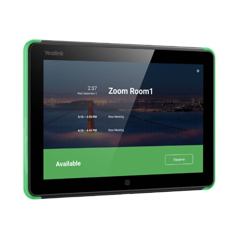Yealink Room Panel Plus E2 Meeting Room Scheduler | Smart Booking Panel