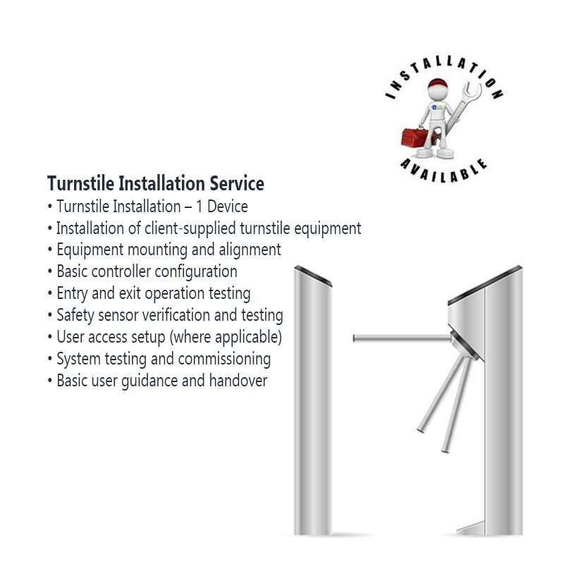 Turnstile Installation Service I Installation Only