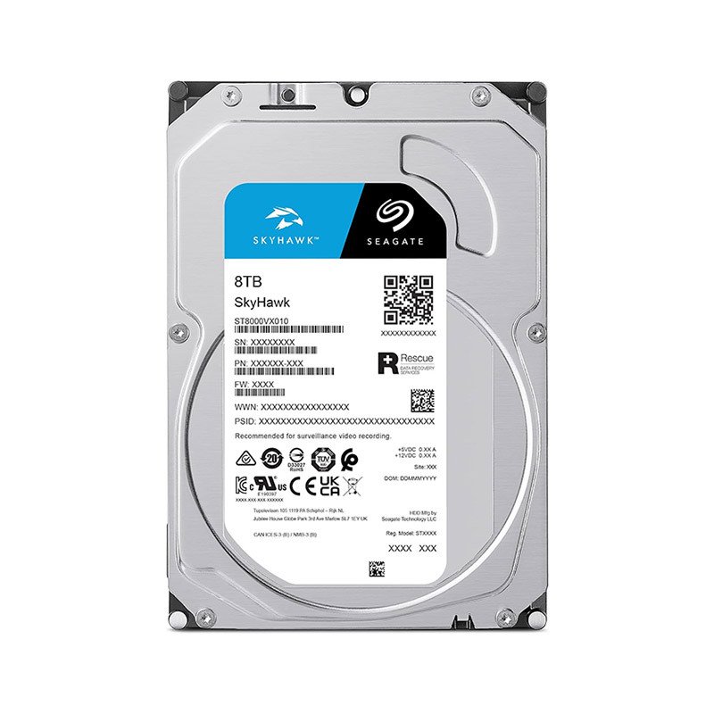 Seagate SkyHawk 8TB Surveillance HDD ST8000VX010 | DVR & NVR Hard Drive