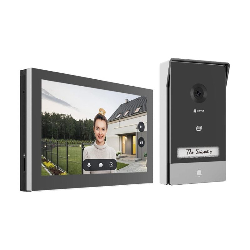 EZVIZ HP7-7-Inch Smart Video Doorphone & Indoor Monitor with Wi-Fi, Two-Way Talk & Full HD Display