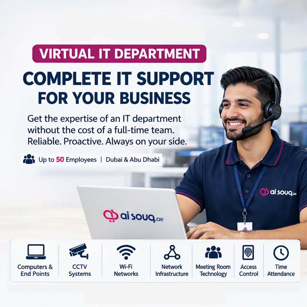 Virtual IT Department Services | Outsourced IT Support Dubai & Abu Dhabi