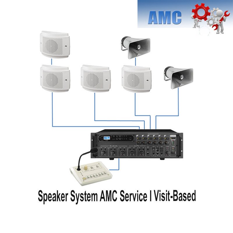 Speaker System AMC (Annual Maintenance Contract) Service (Visit-Based)