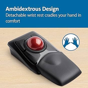 Kensington Expert Wireless Trackball Mouse K72359WW with Bluetooth & USB