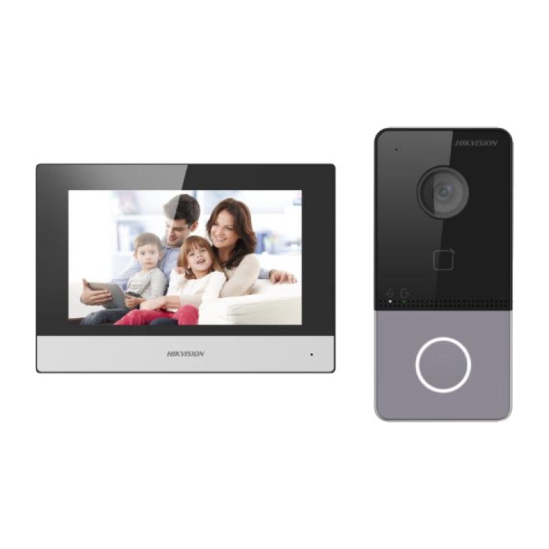 Hikvision DS-KIS603-P(C) IP Video Intercom System with 2 Indoor Units