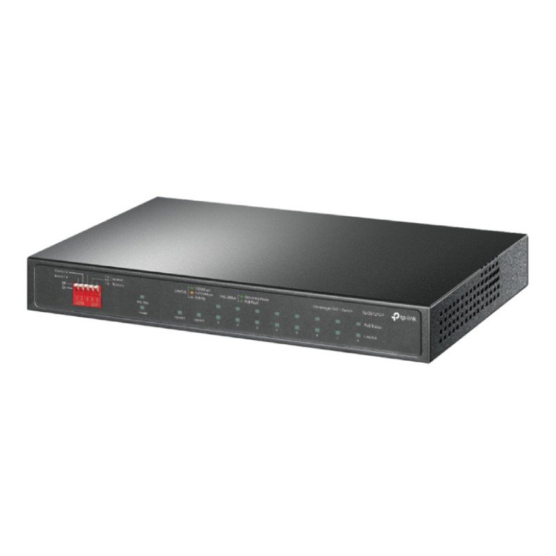 TP-Link TL-SG1210P 10-Port Gigabit Desktop Switch with 8-Port PoE+