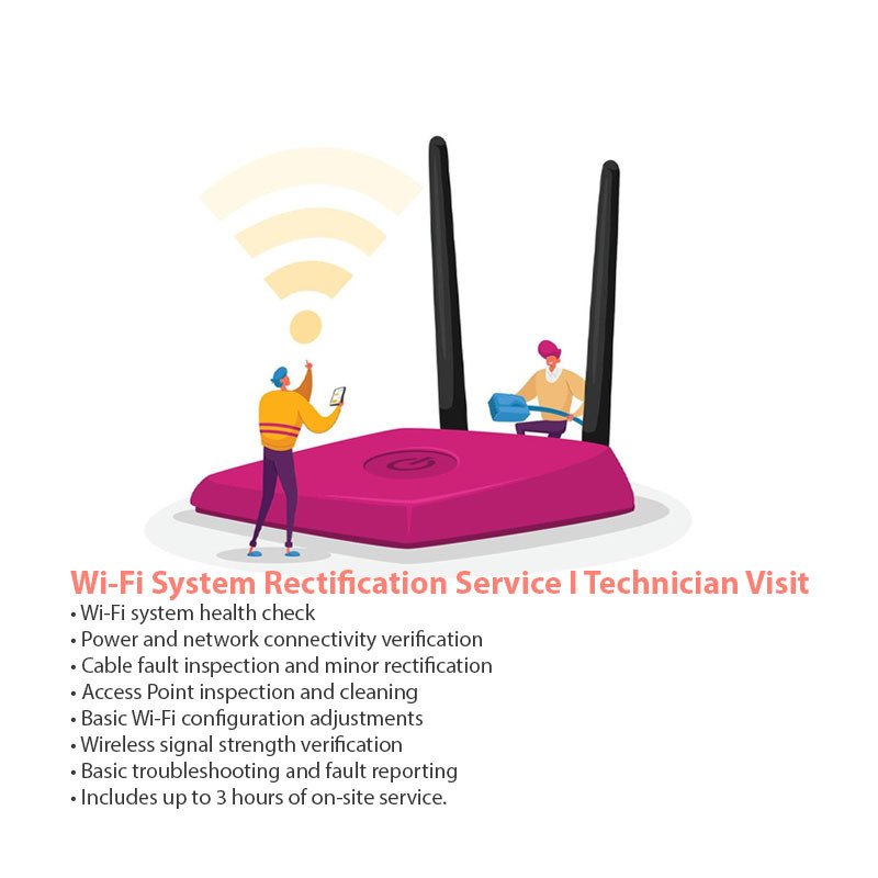 Technician Visit | Wi-Fi System Rectification Service