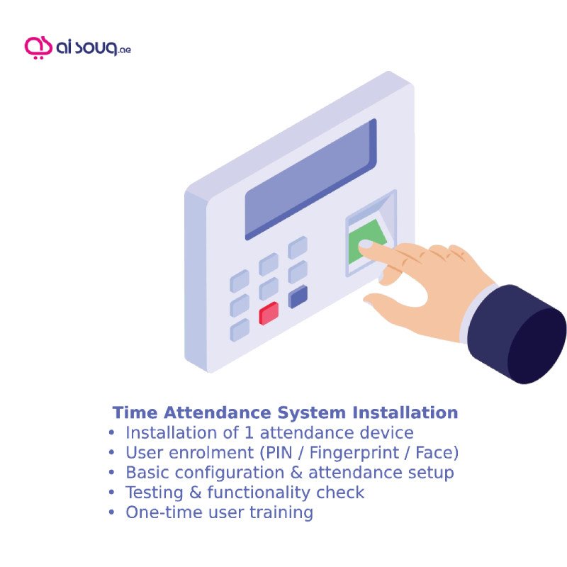 Office Security & Attendance Installation (Access Control, Intercom & Biometric)