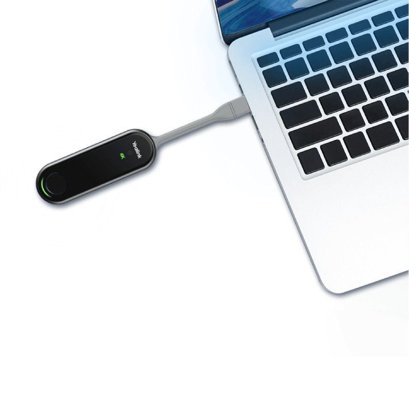 Yealink WPP30 4K Wireless Presentation Pod USB-C WiFi 6 Content Sharing Device