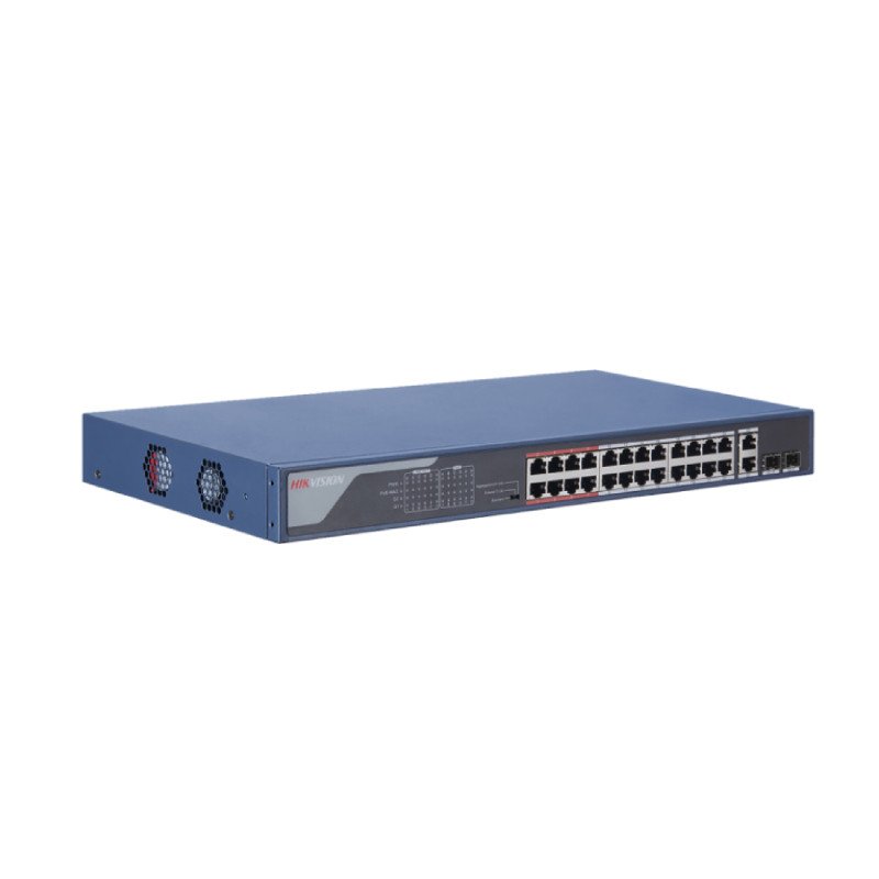 Hikvision DS-3E0326P-E(B) 24 Port Fast Ethernet Unmanaged POE Switch