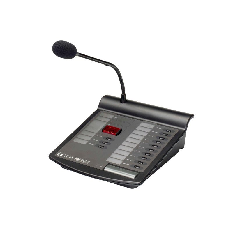 TOA RM-300X Remote Microphone | Emergency & PA System Paging Mic